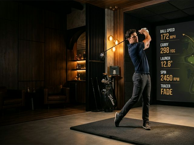 Professional golf fitting session